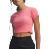 Under Armour | UA Rival Rib Baby Tee | rúžová| XS Under Armour | UA Rival Rib Baby Tee | rúžová| XS