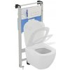 Ideal Standard Tesi WC Set - Závesné WC AQUABLADE s inštalačným systémom ProSys, ovládacie tlačidlo biele, sedátko so SoftClose Ideal Standard Tesi WC Set - Závesné WC AQUABLADE s inštalačným systémom ProSys, ovládacie tlačidlo biele, sedátko so SoftClose