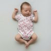Baby Service Zavinovacie dojčenské body krátky rukáv mušelín Srdce Baby Service Zavinovacie dojčenské body krátky rukáv mušelín Srdce