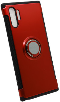 Púzdro Bomba Obal s krúžkom pre samsung - červený Model Samsung: Galaxy Note 10 Plus S017_SAM_NOTE_10_PLUS_RED