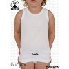DUOTEX Dievčenské tielko Daneta biela 104 DUOTEX Dievčenské tielko Daneta biela 104