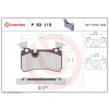 Sada brzdových platničiek, vždy 4 kusy v sade BREMBO P 50 113 (P50113)