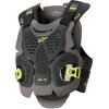 chránič hrudi A-4 MAX, ALPINESTARS (černá/antracit/žlutá fluo, vel. XS/S) chránič hrudi A-4 MAX, ALPINESTARS (černá/antracit/žlutá fluo, vel. XS/S)