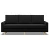 Trojmiestna rozkladacia sedačka BLANK Comfort čierna Trojmiestna rozkladacia sedačka BLANK Comfort čierna