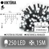 Viktória led svetelná záclona vonkajšia flash - 250led - 15m studená biela / flash prebliknutie studená biela Viktória led svetelná záclona vonkajšia flash - 250led - 15m studená biela / flash prebliknutie studená biela