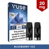 Vuse Go Reload BLUEBERRY ICE POD 20 mg 1000 poťahov 1 ks Vuse Go Reload BLUEBERRY ICE POD 20 mg 1000 poťahov 1 ks