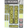 Rockshox Decal Kit 35mm - Neo1 Yellow Rockshox Decal Kit 35mm - Neo1 Yellow