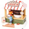 Vianočné mestečko, stánok s horúcou čokoládou, LED osvetlenie Vianočné mestečko, stánok s horúcou čokoládou, LED osvetlenie