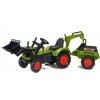Falk FALK - Šlapací traktor Claas Arion 430 s nakladačem, rypadlem a vlečkou Falk FALK - Šlapací traktor Claas Arion 430 s nakladačem, rypadlem a vlečkou