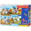 PUZZLE 4v1 SKLADAČKA PRE DETI ZVIERATÁ KOZA OVCA KÔŇ KRAVA 4+ CASTOR PUZZLE 4v1 SKLADAČKA PRE DETI ZVIERATÁ KOZA OVCA KÔŇ KRAVA 4+ CASTOR