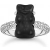 Thomas Sabo TR2478-052-11-54 Silver prstýnek With Black Gold Bear And Zirconia Thomas Sabo TR2478-052-11-54 Silver prstýnek With Black Gold Bear And Zirconia