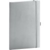 Notes Balacron 2025 strieborný bodkovaný 15 x 21 cm neuvedený autor
