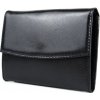 Malá dámska kožená peňaženka č.8450, čierna farba Malá dámska kožená peňaženka č.8450, čierna farba