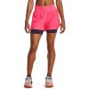 Under Armour kraťasy UA RUN STAMINA 2IN1 short-PNK Under Armour kraťasy UA RUN STAMINA 2IN1 short-PNK