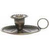 Chic Antique Mosadzný antik kovový svietnik na úzku sviečku Clarria - 13*5 cm - Chic Antique Chic Antique Mosadzný antik kovový svietnik na úzku sviečku Clarria - 13*5 cm - Chic Antique