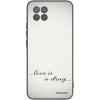 Picasee silikónový čierny obal pre Realme 8 Pro - Love is a drug Picasee silikónový čierny obal pre Realme 8 Pro - Love is a drug