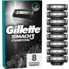 GILLETTE Mach3 Charcoal 8 ks GILLETTE Mach3 Charcoal 8 ks