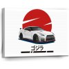 Sablio Obraz Nissan GTR 35 Japonské slnko - 90x60 cm Sablio Obraz Nissan GTR 35 Japonské slnko - 90x60 cm