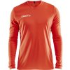 Craft SQUAD JERSEY SOLID LS červená
