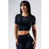 Nebbia Seamless crop top s krátkym rukávom POWER 891 Black - black - XS Nebbia Seamless crop top s krátkym rukávom POWER 891 Black - black - XS
