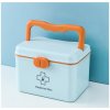SUPPLIES BOX Organizér, krabička na lieky v modrej farbe SUPPLIES BOX Organizér, krabička na lieky v modrej farbe