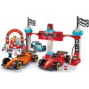 Stavebnica Preteky Formula 1 Grand Prix Abrick Écoiffier s 3 autíčkami a 4 figúrkami od 18 mes Stavebnica Preteky Formula 1 Grand Prix Abrick Écoiffier s 3 autíčkami a 4 figúrkami od 18 mes