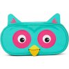 Detský peračník Affenzahn Pencil Case Olivia Owl - turquoise uni Detský peračník Affenzahn Pencil Case Olivia Owl - turquoise uni
