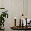 Star Trading LED svetelná záclona 100 svetielok dĺžka 1 m Dew Drop - strieborný
