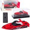 LEAN Toys RC rýchlostný čln na diaľkové ovládanie bielo-červený 15cm LEAN Toys RC rýchlostný čln na diaľkové ovládanie bielo-červený 15cm