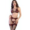 Chilirose - cr 4468 set four pieces red & black l/xl Chilirose - cr 4468 set four pieces red & black l/xl