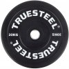 TRUESTEEL Čierne bumper kotúče 20 kg - logo TRUESTEEL TRUESTEEL Čierne bumper kotúče 20 kg - logo TRUESTEEL
