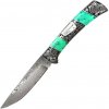 Damaškový outdoorový skladací nôž CO-32803 DB3159 - Zelená KP32803 Damaškový outdoorový skladací nôž CO-32803 DB3159 - Zelená KP32803