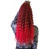 Ariel brčky kučeravé Crochet Braids bordové ombré T1B/RD: 55cm 300g Ariel brčky kučeravé Crochet Braids bordové ombré T1B/RD: 55cm 300g