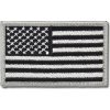Moto nášivka US flag BW 8 cm x 5 cm Moto nášivka US flag BW 8 cm x 5 cm