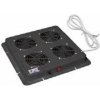 Fibrain Ventilačná panel 4-ventilátorový strešný-stojanový-podlahový s termostatom 1HE RAL 9005 (WTD-4T-S04-B) Fibrain Ventilačná panel 4-ventilátorový strešný-stojanový-podlahový s termostatom 1HE RAL 9005 (WTD-4T-S04-B)