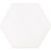 EBS Mayfair 19,8 x 22,8 cm blanco hexagon matná 0,84m²