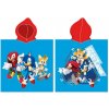 Carbotex Bavlnené pončo 55 x 110 cm Ježko Sonic SONIC237007