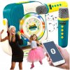 BLUETOOTH PRENOSNÝ REPRODUKTOR KARAOKE BEZDRÔTOVÝ + 2 MIKROFÓNY USB SD LED BLUETOOTH PRENOSNÝ REPRODUKTOR KARAOKE BEZDRÔTOVÝ + 2 MIKROFÓNY USB SD LED