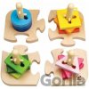Kreatívna stavebnica 4 tvary a puzzle - Hape Kreatívna stavebnica 4 tvary a puzzle - Hape