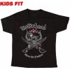 Tričko metal ROCK OFF Motörhead Shiver Me Timbers Toddler Čierna Tričko metal ROCK OFF Motörhead Shiver Me Timbers Toddler Čierna
