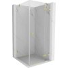 MEXEN/S - Lunar sprchovací kút dvere krídlové pravá 70 x 70, transparent, zlato kartáčovaná 834-070-070-55-00-P MEXEN/S - Lunar sprchovací kút dvere krídlové pravá 70 x 70, transparent, zlato kartáčovaná 834-070-070-55-00-P