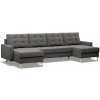 AG Rohová sedacia súprava ELMA ULL tmavo sivá AG Rohová sedacia súprava ELMA ULL tmavo sivá