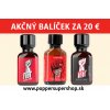AKCIA! Poppers balíček 3×24 ml – Aroma produkt AKCIA! Poppers balíček 3×24 ml – Aroma produkt