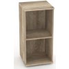 DRE Malý policový regál REA Office 20 - dub canyon DRE Malý policový regál REA Office 20 - dub canyon