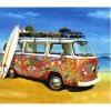 Malování podle čísel na plátno Autobus Wolkwagen, 30x40 cm Malování podle čísel na plátno Autobus Wolkwagen, 30x40 cm