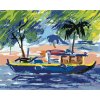 Maľovanie podľa čísel Výletná loď, 80x100 cm, bez rámu a bez vypnutia plátna (6040262) Maľovanie podľa čísel Výletná loď, 80x100 cm, bez rámu a bez vypnutia plátna (6040262)