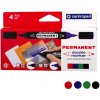 Centropen 1666 pernamentný popisovač double 1mm a 1-4 mm/4ks Centropen 1666 pernamentný popisovač double 1mm a 1-4 mm/4ks