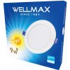 LED panel Wellmax 9W kruh - Neutrálna biela LED panel Wellmax 9W kruh - Neutrálna biela
