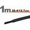 Zmršťovacia hadica 25,4/12,7mm 1m čierna bužírka (11027F) Zmršťovacia hadica 25,4/12,7mm 1m čierna bužírka (11027F)