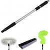 8 m teleskopická tyč s nádstavcami – stierka na okná, kefa, prachovka 8 m teleskopická tyč s nádstavcami – stierka na okná, kefa, prachovka